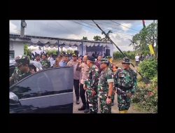 Kawal Pembangunan Daerah, Polsek Medan Tuntungan Amankan Peletakan Batu Pertama Gudang Koperasi Merah Putih