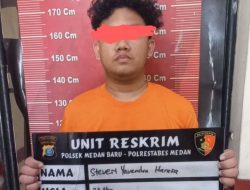 Seorang Pria Marga Harefa berhasil Diamankan Unit Reskrim Medan Baru Pelaku Tindak Pidana Pencurian Sepeda Motor