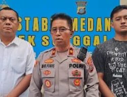 Tim Unit Reskrim Polsek Sunggal Tembak Pelaku Curanmor yang Beraksi di 23 TKP