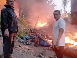 Berantas Narkoba, Pemuda Pancasila dan Muspika Robohkan Dua Barak di Namogajah