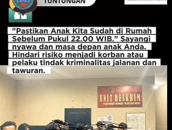 Cegah Kriminalitas Jalanan, Polisi Amankan Anak di Bawah Umur di Medan Tuntungan
