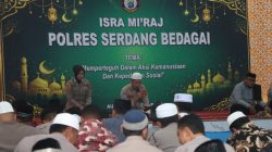 Peringatan Isra Mi’raj 1447 H di Polres Sergai, Momentum Perkuat Iman dan Kepedulian Sosial