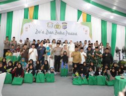 Polrestabes Medan Gelar Buka Puasa Bersama Anak Yatim, Tonjolkan Nilai Parhobas dan Asmaul Husna 99