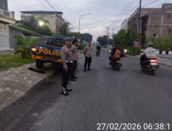 Ciptakan Rasa Aman di Bulan Ramadhan, Polresta Deli Serdang Laksanakan Patroli Menyapa Subuh