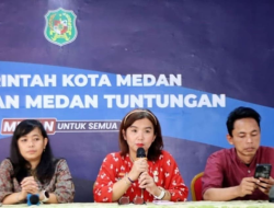 Sekcam Medan Tuntungan Eva Lucia Simamora Gelar kegiatan sosialisasi program BPJS di Aula Kantor Camat Medan Tuntungan