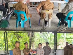 Polres Binjai Berikan Dukungan Di Pos Kamling Desa Tandem Hilir II