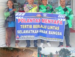 Program “Polantas Menyapa” Polres Binjai Ajak Warga Tertib Lalu Lintas Cegah Kecelakaan