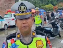 Satlantas Polrestabes Medan Atur Lalu Lintas di Jalur Medan–Berastagi Usai Banjir Bandang Sembahe