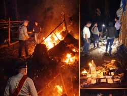 Polsek Pancur Batu Gerebek Sarang Narkoba di Sibolangit, Pelaku Kocar-Kacir Melarikan Diri