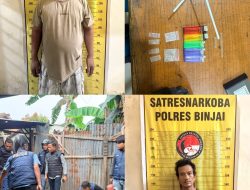 Polres Binjai dengan BNNK Binjai Gerebek Sarang Narkoba 2026, Dua Orang Diamankan