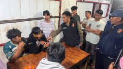 Personel Gabungan Polres Karo Sigap Redam Tawuran Antar Pemuda di Kineppen