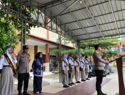 Kanit Binmas polsek polsek medan tuntungan ”Go to school ”Di SMK Gelora Jaya Nusantara