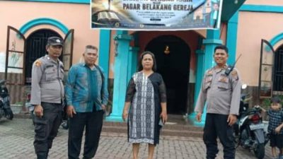 Polsek Kutalimbaru Lakukan Pengamanan Ibadah Perayaan Kenaikan Yesus Kristus