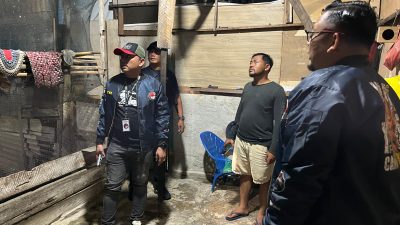 Kasat Narkoba Polrestabes Medan Pimpin Penggerebekan Kampung Narkoba di Medan Denai