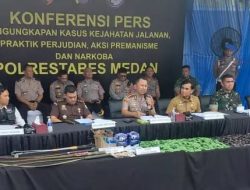  Tak Ada Ampun! 250 Kasus Kriminal Dibongkar Polrestabes Medan