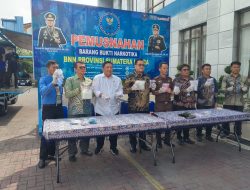 BNNP Sumut Kembali Musnahkan Narkoba, Selamatkan Anak Bangsa Sebanyak 48.757 Orang
