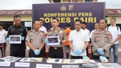 Kapolres Dairi AKBP OTNIEL SIAHAN Didamping Sat Reskrim Ungkap Rekayasa Begal, Ternyata Habis Main Judi Online