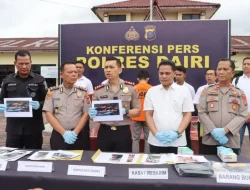 Kapolres Dairi AKBP OTNIEL SIAHAN Didamping Sat Reskrim Ungkap Rekayasa Begal, Ternyata Habis Main Judi Online