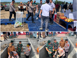 Kapolres Binjai AKBP MIRZAL Hadiri Peletakan Batu Pertama Pembangunan PT Natural Tirta Segar di Langkat