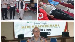 Jelang Hari Bhayangkara ke-80, Polres Karo Gelar Donor Darah untuk Bantu Ketersediaan Stok Darah