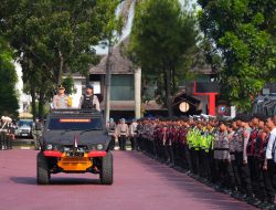 WakaPolda Sumut Gelar Apel Pasukan Operasi ASEAN U-19 Toba 2026, Siap Amankan Turnamen Internasional
