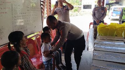 Kasat Lantas Polres Karo AKP Andita Sitepu Kunjungi Panti Asuhan Paya Bakung dan Berikan Bantuan Sosial