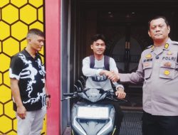 Patroli Polsek Medan Kota Gagalkan Pencurian Motor Driver Shopee