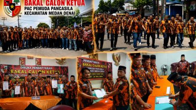 Diiringi Dukungan Penuh Pengurus Ranting, Guntur Sahputra Resmi Daftar Bakal Calon Ketua PAC Pemuda Pancasila Medan Denai