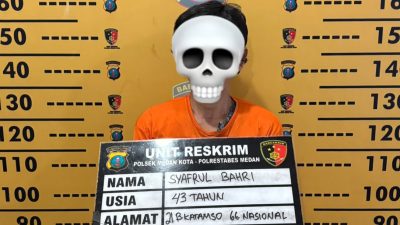 Polsek Medan Kota Gerebek Sarang Narkoba di Sei Mati