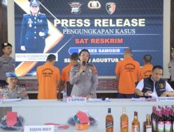 Sat Reskrim Polres Samosir Ungkap 7 Kasus Jadi Perhatian Publik