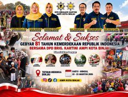 Gebyar Kemerdekaan ke-81, AMPI dan Brigade Kartini AMPI Binjai Gelar Senam Sehat dan Donor Darah