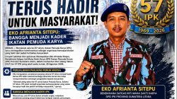57 Tahun IPK Mengabdi, Eko Afrianta Sitepu: Bangga Menjadi Kader Ikatan Pemuda Karya