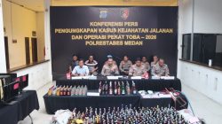 Polrestabes Medan Ungkap 716 Kasus Kejahatan Jalanan dan Operasi Pekat Toba 2026