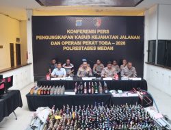 Polrestabes Medan Ungkap 716 Kasus Kejahatan Jalanan dan Operasi Pekat Toba 2026