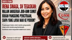 Irena Sinaga, SH Tegaskan: Malam Anugerah JBIB-GNM Sumut Bukan Panggung Pencitraan, Siapa yang Layak Naik ke Podium?