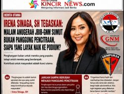 Irena Sinaga, SH Tegaskan: Malam Anugerah JBIB-GNM Sumut Bukan Panggung Pencitraan, Siapa yang Layak Naik ke Podium?