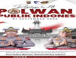 Dirlantas Polda Sumbar Beri Penghormatan untuk Srikandi Bhayangkara pada HUT Polwan RI ke 78