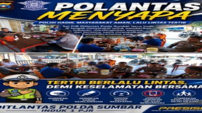 Polantas Menyapa, Dirlantas Polda Sumbar: Kami Hadir untuk Mendengar, Mengedukasi dan Membantu