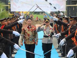 PENYAMBUTAN KAPOLRES BARU, LAPORAN KESATUAN, DAN PELEPASAN KAPOLRES LAMA DI LINGKUNGAN POLRES SERDANG BEDAGAI