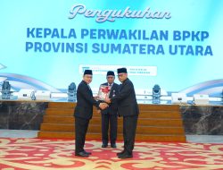 Koordinator Bidang Pidana Khusus Wakili Kajati Sumut Pada Kegiatan Pelantikan Dan Pengukuhan Rusdy Sofyan Sebagai Kepala Perwakilan Badan Pengawasan Keuangan Dan Pembangunan (BPKP) Sumatera Utara