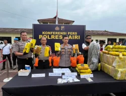 Perangi Narkoba, Polres Dairi Ungkap 33 Kasus dan Sita 70 Kg Ganja