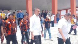 Ketua MPW Pemuda Pancasila H.Musa Rajekshah Tinjau Sekolah Rakyat Bersama Ketua PAC Medan Tuntungan Sempurna Sembiring