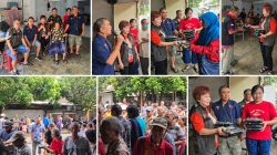 KISS, Bankom Karimata dan DPP TKN Kompas Nusantara Salurkan Bantuan Sosial dan Kursi Roda kepada Lansia 70 Tahun