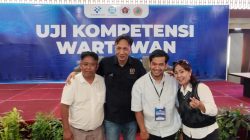 IRENA SINAGA, S.H. Dan BOEDI HUTAGAOL Lulus UKW MUDA, Bukti Komitmen Meningkatkan Profesionalisme PERS
