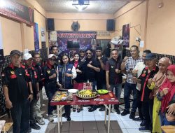Syukuran Pengangkatan Bendahara Umum, TKN Kompas Nusantara Gelar Aksi Berbagi Makanan di Medan